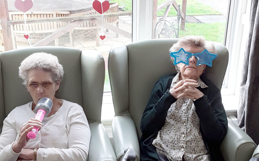 Celebrating Valentines Day in style at Sonya Lodge Residential Care Home