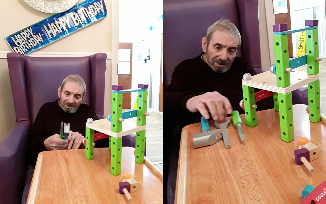 Creative construction at Sonya Lodge Residential Care Home