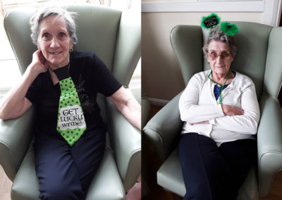 Residents dress up for St Patricks Day at Sonya Lodge Residential Care Home 1