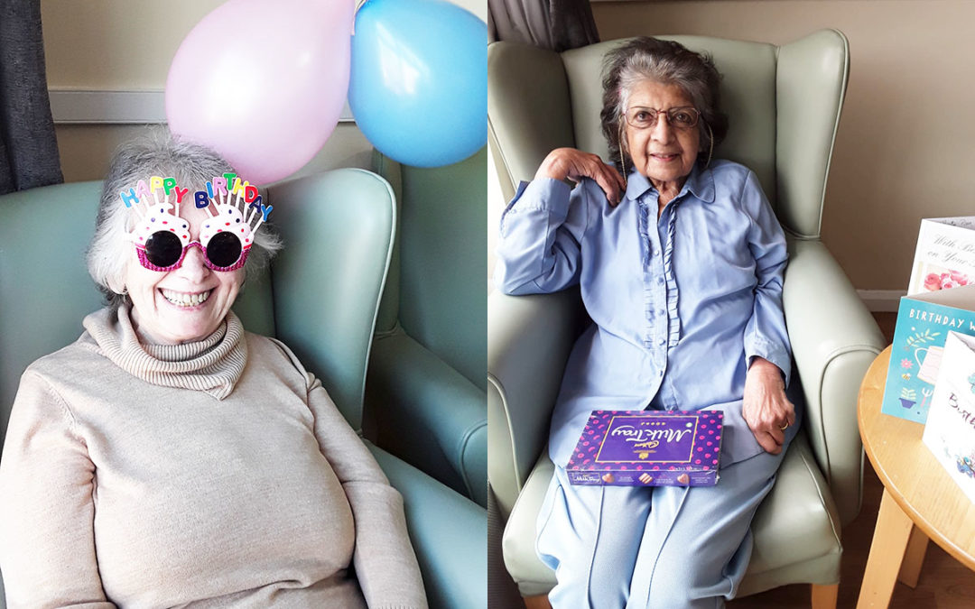 Double birthday celebrations at Sonya Lodge Residential Care Home