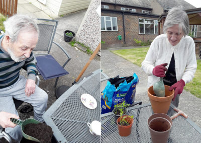 Gardening at Sonya Lodge Residential Care Home 1