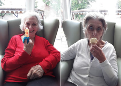 Sonya Lodge residents enjoying ice-creams 4