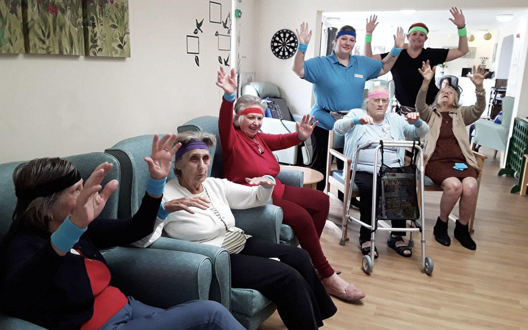 Keeping fit and active at Sonya Lodge Residential Care Home