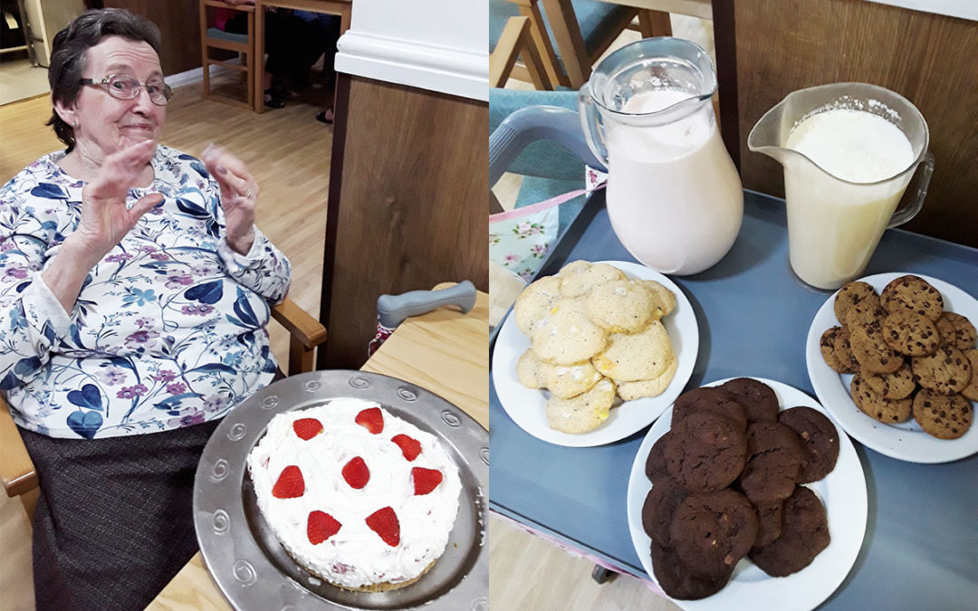 Cheesecake and cookie delights at Sonya Lodge Residential Care Home