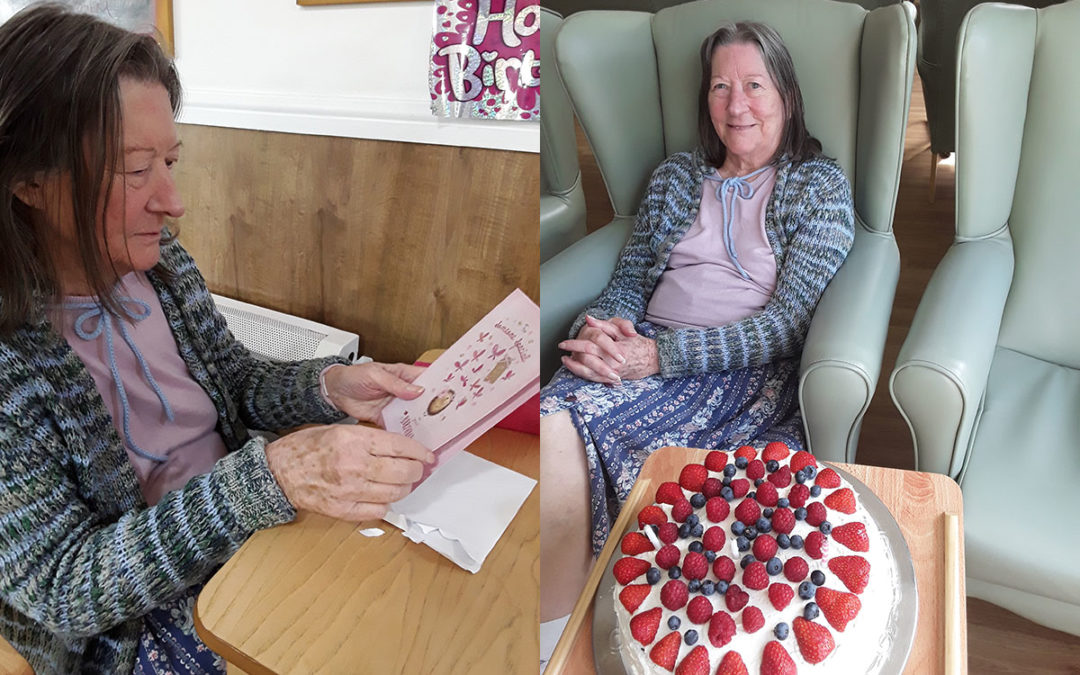 Birthday wishes to Rosemary at Sonya Lodge Residential Care Home