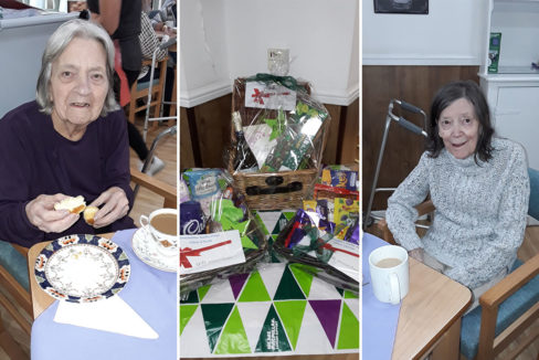 Sonya Lodge Residential Care Home's coffee morning and raffle for Macmillan