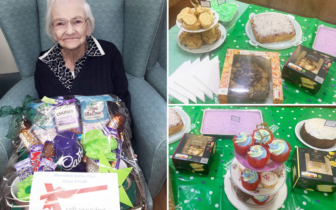 Sonya Lodge Residential Care Home holds coffee morning and raffle for Macmillan