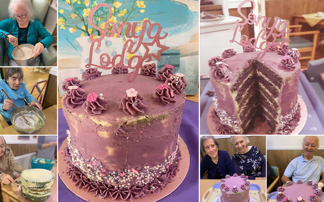 Sonya Lodge Residential Care Home creates stunning sponge Showstopper Cake