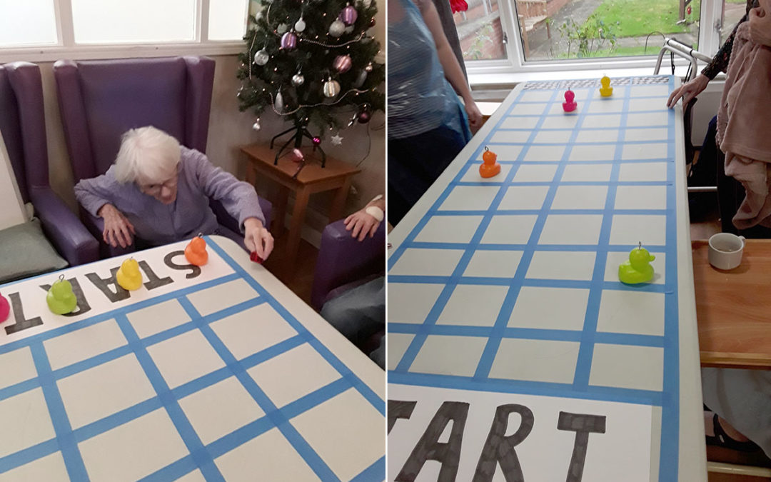 Going quackers at Sonya Lodge Residential Care Home