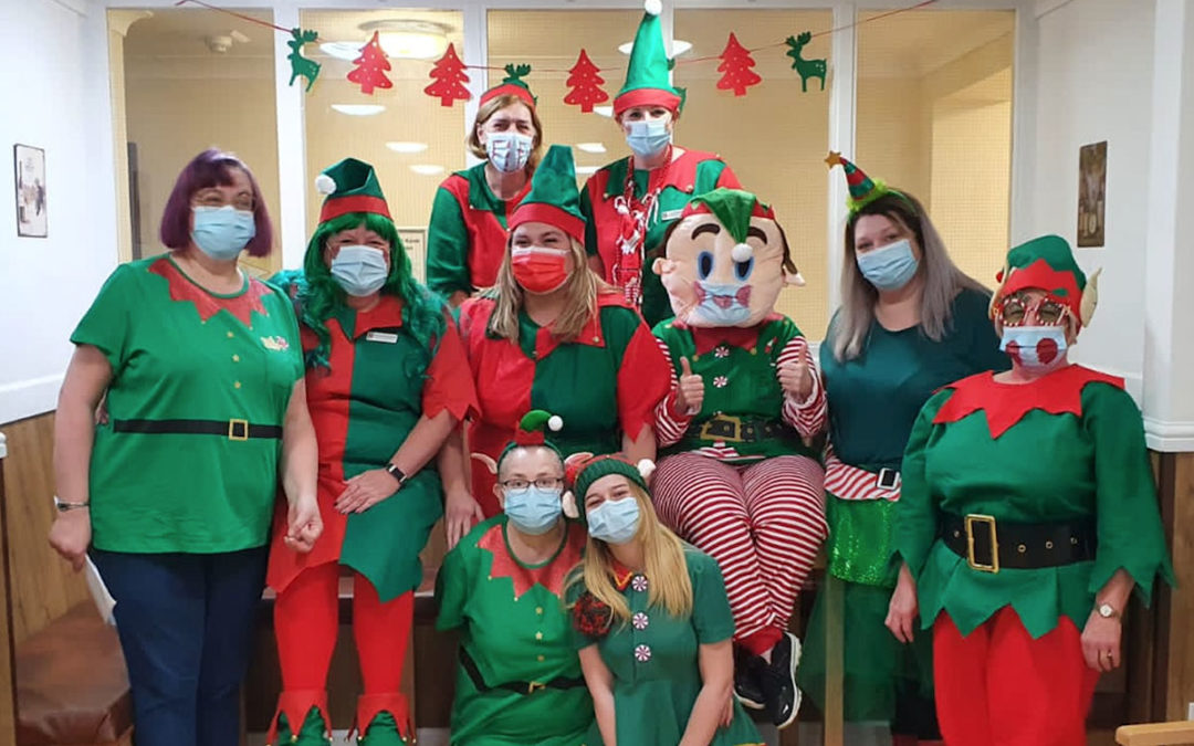 Celebrating National Elf Day at Sonya Lodge Residential Care Home