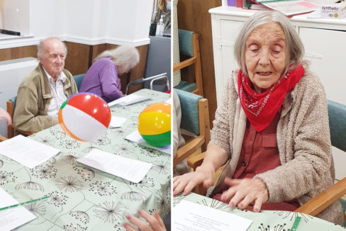 Sonya Lodge residents having a Zest at Home creative session together from Bright Shadow