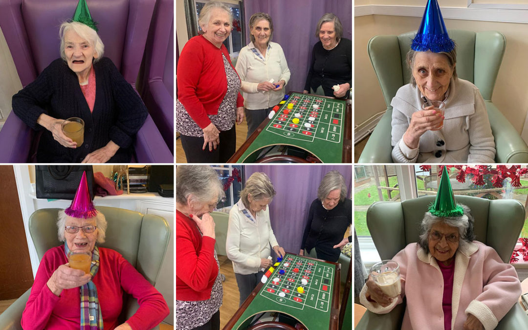 Casino and mocktails at Sonya Lodge Residential Care Home