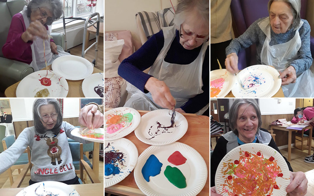 Celebrating spaghetti and shortbread at Sonya Lodge Residential Care Home