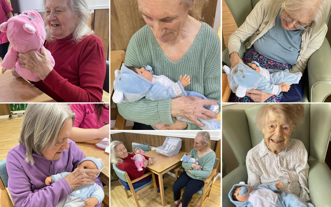 Sonya Lodge Residential Care Home residents welcome twins