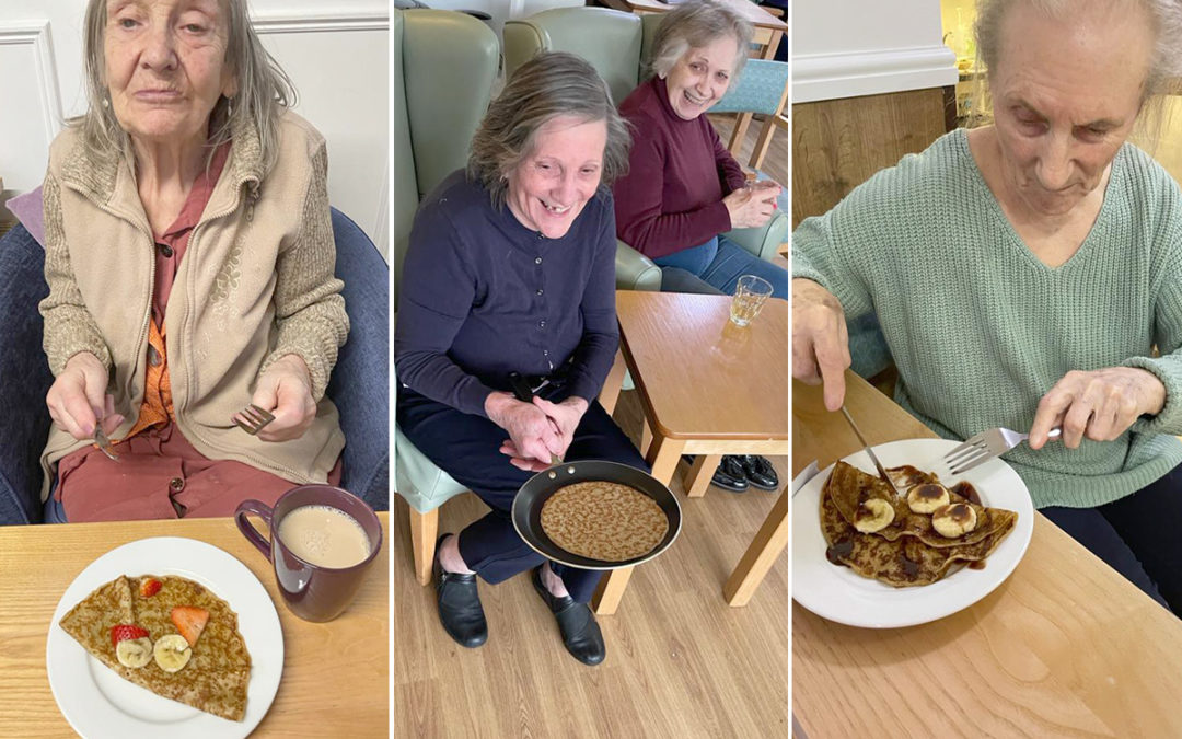 Shrove Tuesday fun at Sonya Lodge Residential Care Home