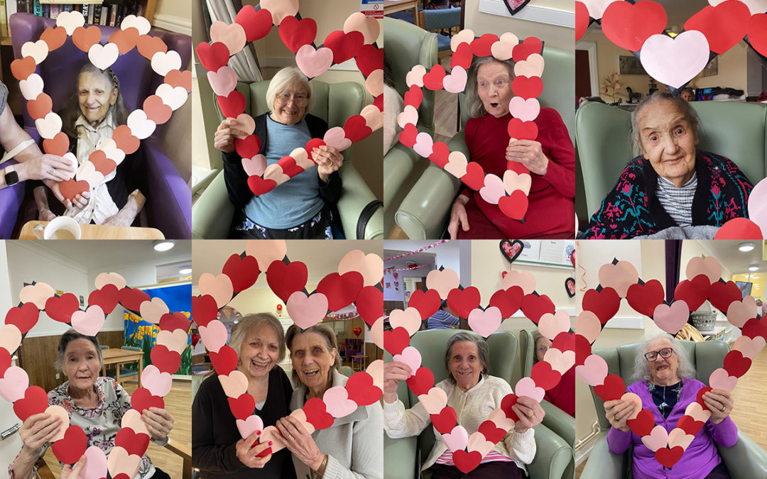 Valentines love at Sonya Lodge Residential Care Home