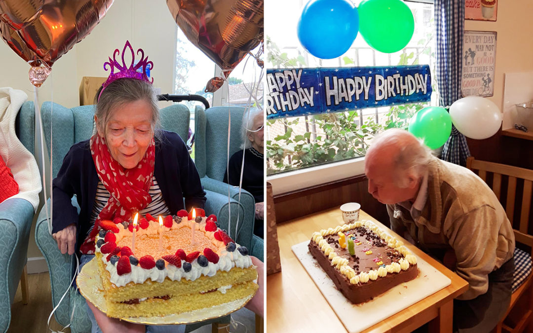 Double birthday celebrations at Sonya Lodge Residential Care Home