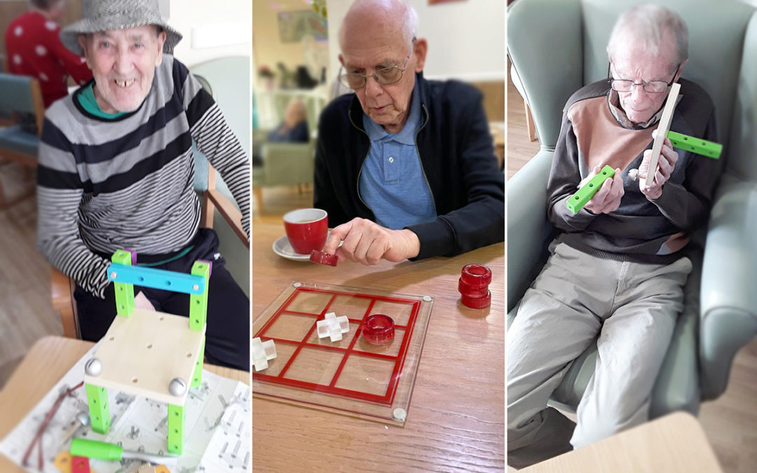 Construction fun and games at Sonya Lodge Residential Care Home
