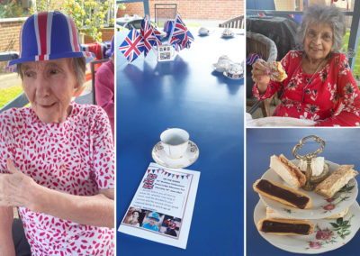 Afternoon tea for the Queen at Sonya Lodge Residential Care Home