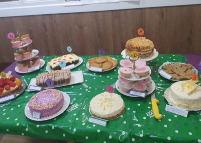 Sonya Lodge Residential Care Home charity Bake Off cakes