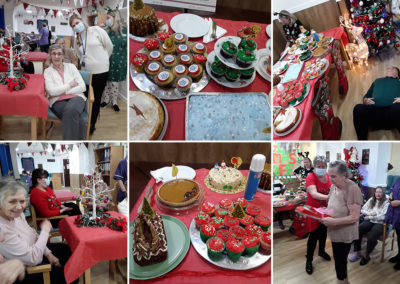 Sonya Lodge Residential Care Home hosting a Christmas Bake Off judging