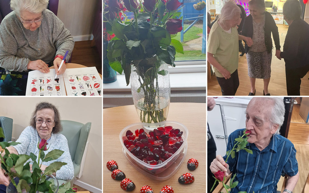 Valentines Fun at Sonya Lodge Residential Care Home