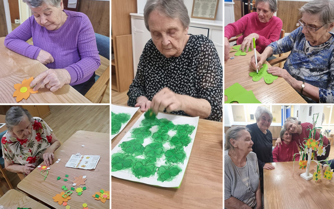 Fun arts and crafts at Sonya Lodge Residential Care Home