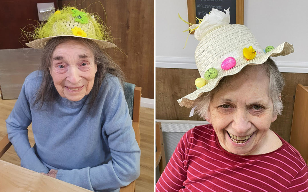 Easter arts and crafts session at Sonya Lodge Residential Care Home
