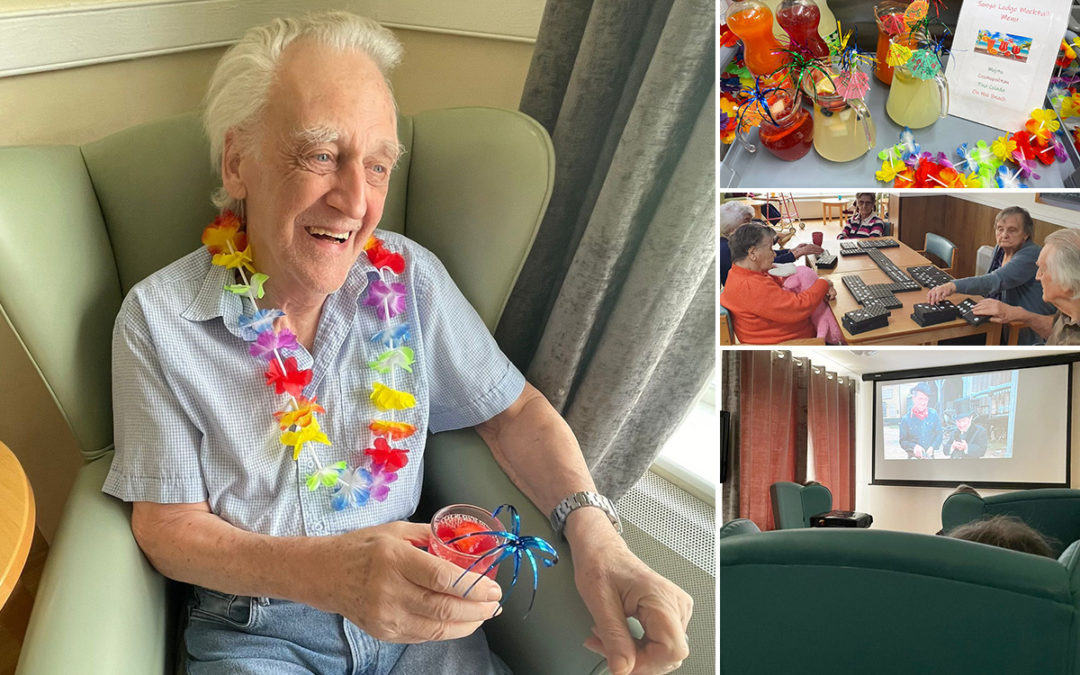 Films, games and cocktails at Sonya Lodge Residential Care Home