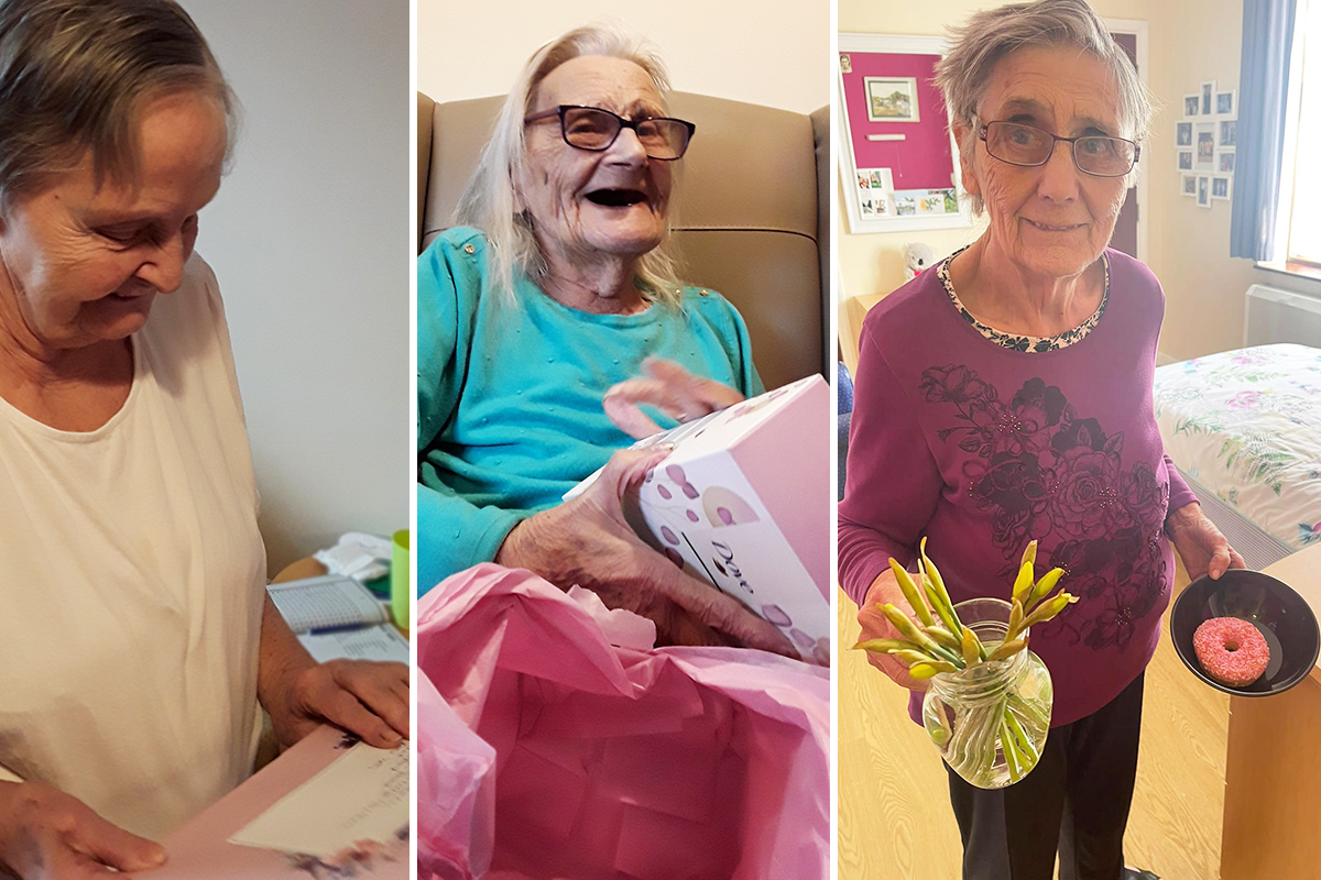 Mother's Day smiles at Sonya Lodge Residential Care Home