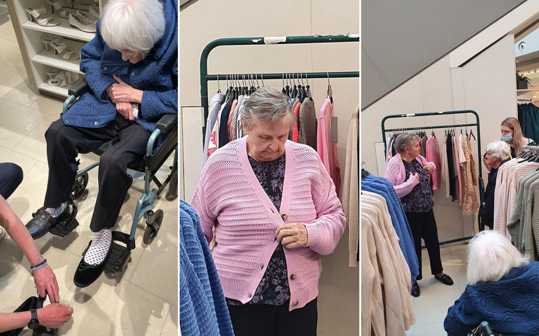 Sonya Lodge Residential Care Homes shopping trip to Bluewater