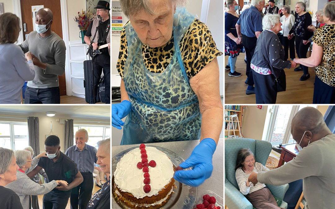 St Georges Day celebrations at Sonya Lodge Residential Care Home