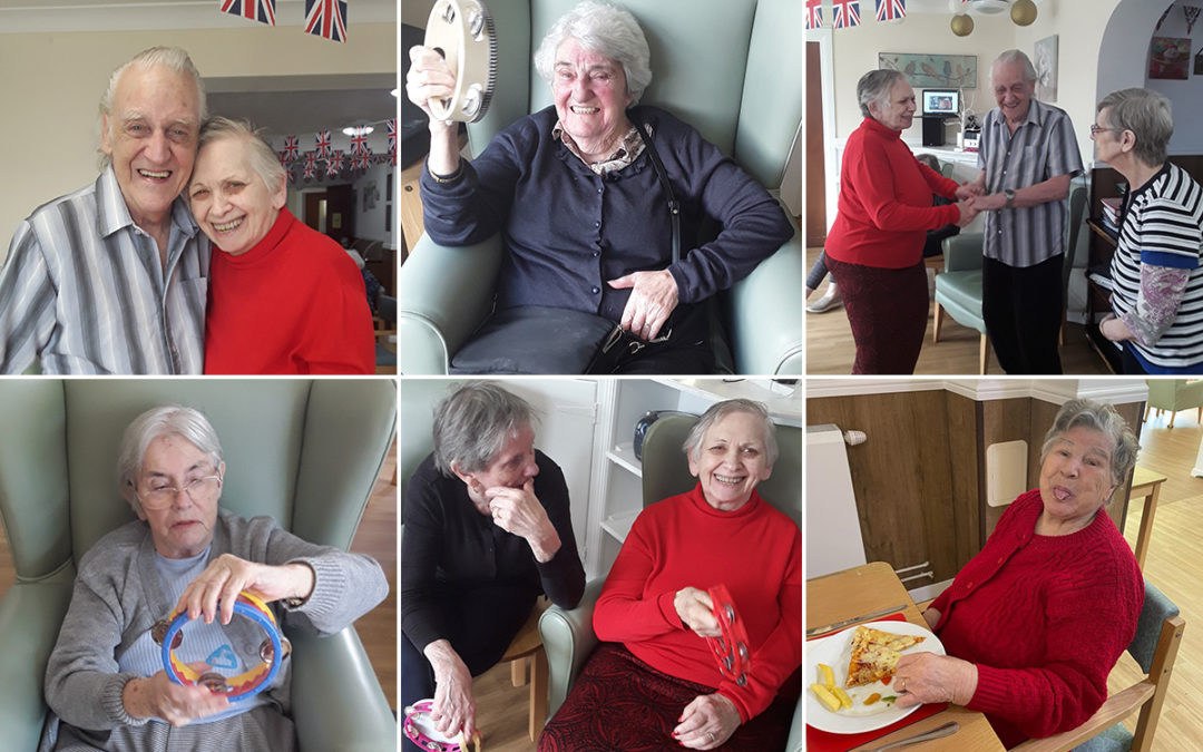 Italian Day and a virtual party at Sonya Residential Care Home