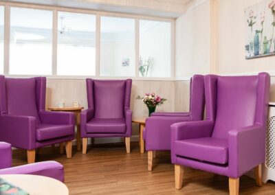 The quiet lounge area at Sonya Lodge Residential Care Home