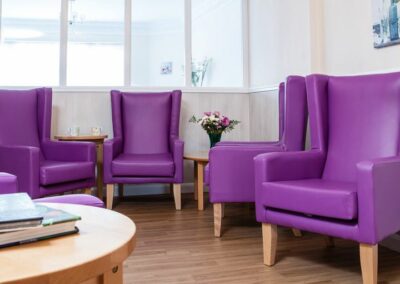 The quiet lounge area at Sonya Lodge Residential Care Home
