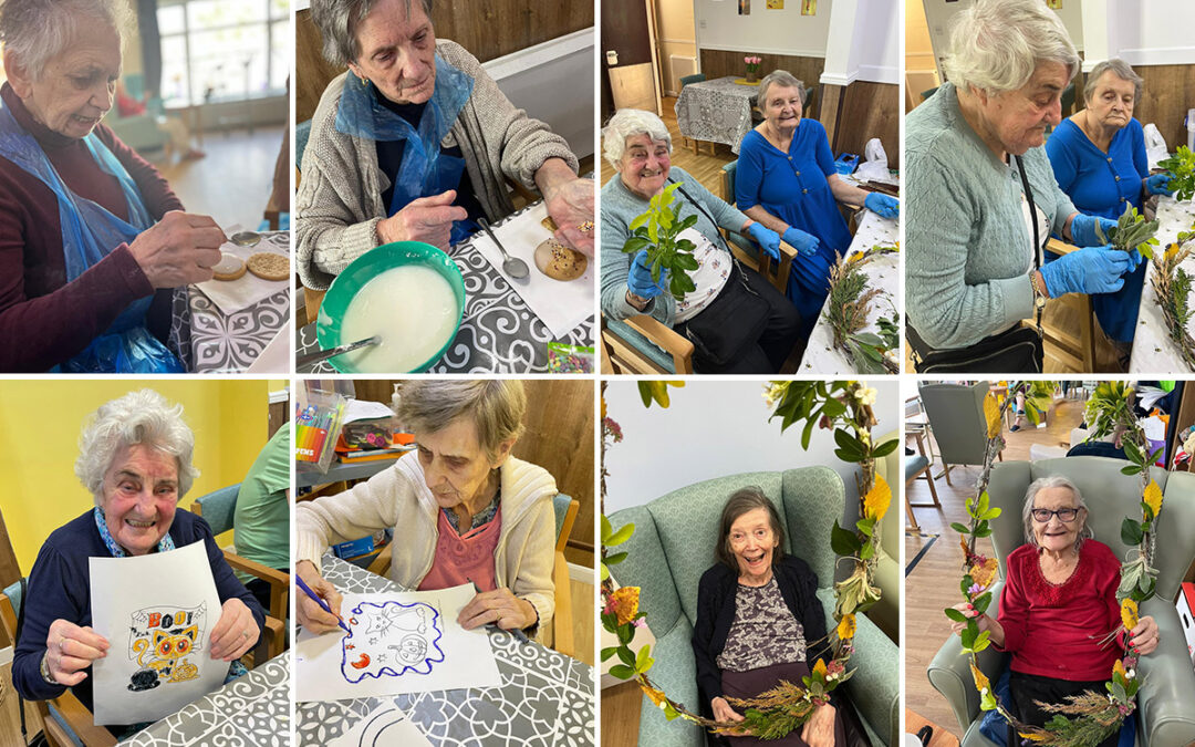 Creative activities at Sonya Lodge Residential Care Home