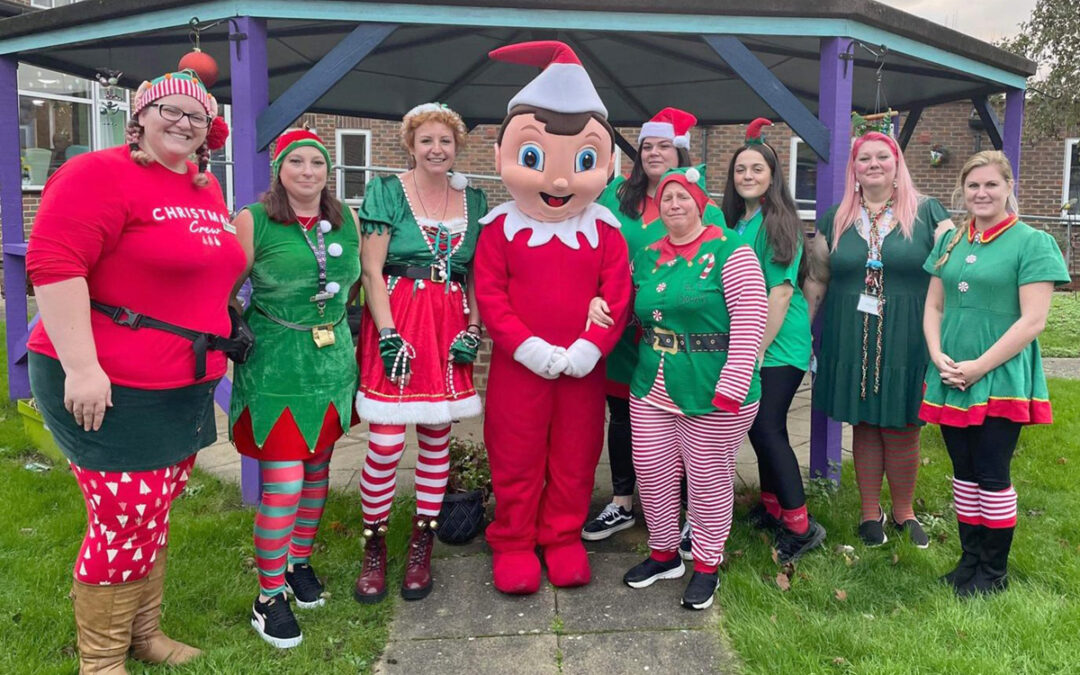 Celebrating Elf Day at Sonya Lodge Residential Care Home