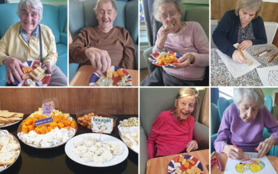 Sonya Lodge Residential Care Home residents mark National Cheese Lovers Day with colouring and cheese tasting