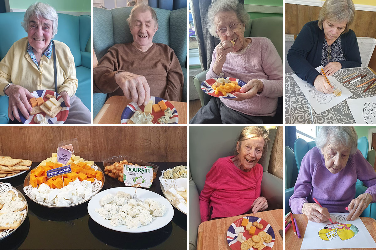 Sonya Lodge Residential Care Home residents mark National Cheese Lovers Day
