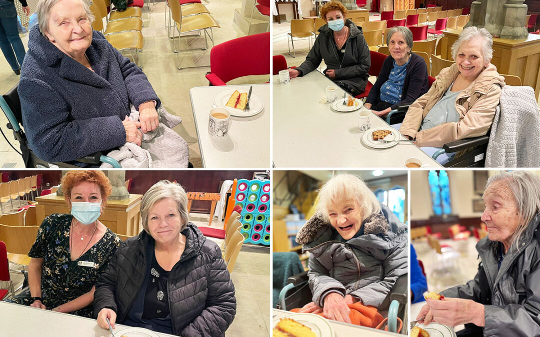 Sonya Lodge Residential Care Home residents enjoy community Coffee Stop