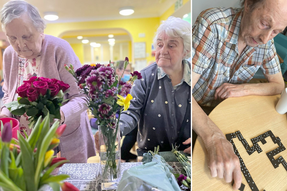 Joint fun activities at Sonya Lodge Residential Care Home