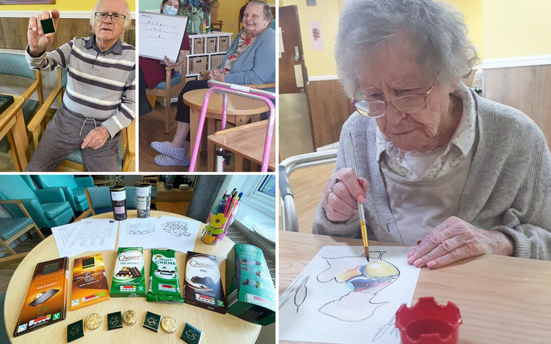 Enjoying a range of activities at Sonya Lodge Residential Care Home