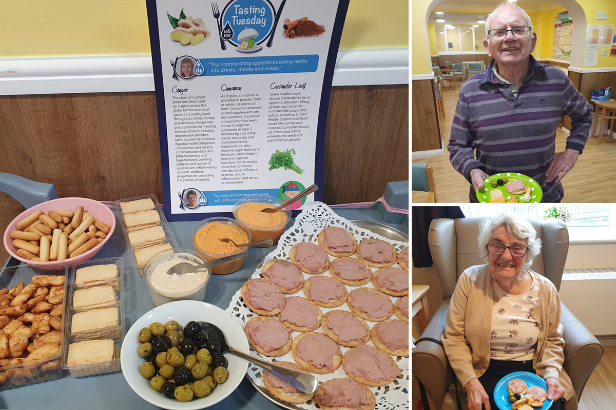 Tasting Tuesday at Sonya Lodge Residential Care Home
