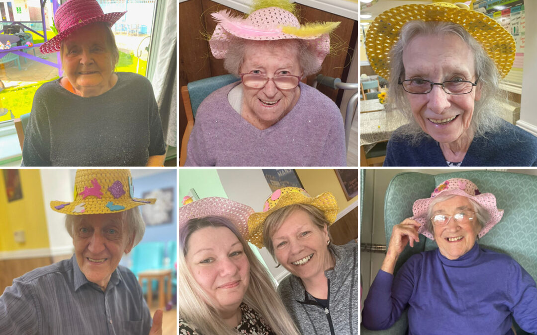 Easter bonnet parade and raffle at Sonya Lodge Residential Care Home
