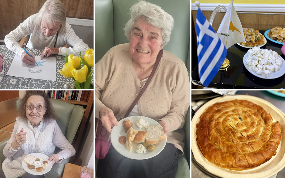 Greek Easter celebrations at Sonya Lodge Residential Care Home