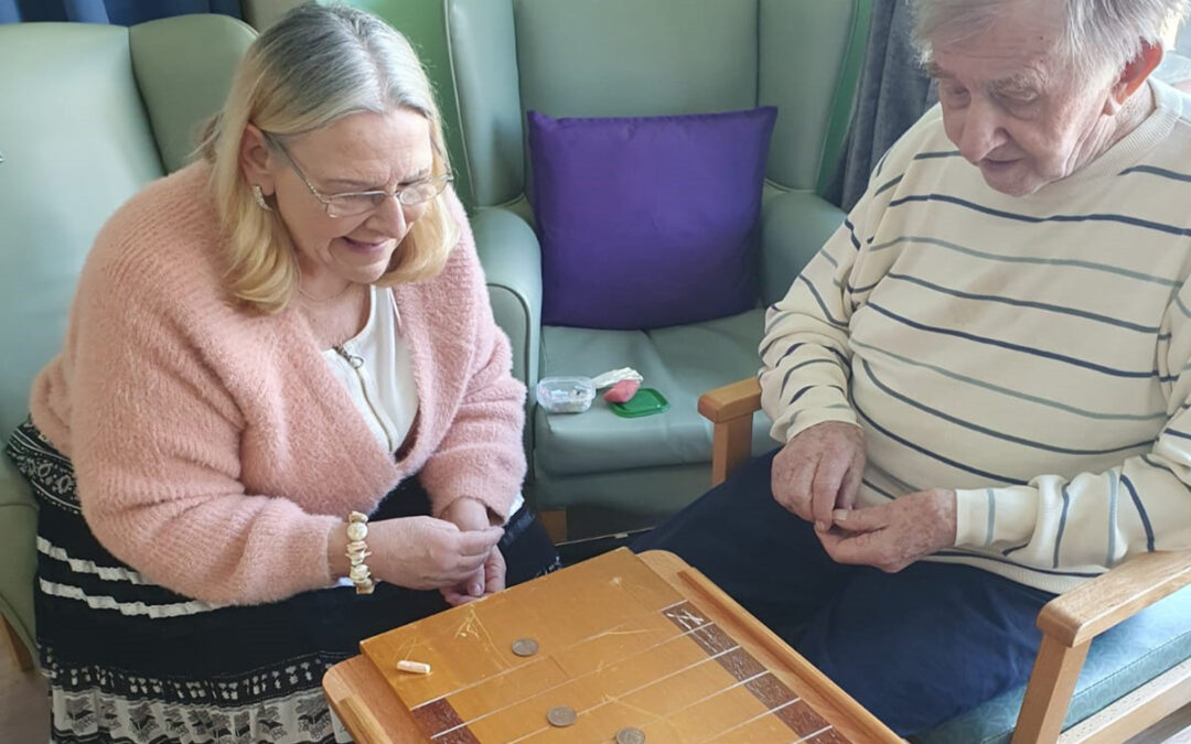 Reminiscence with family at Sonya Lodge Residential Care Home