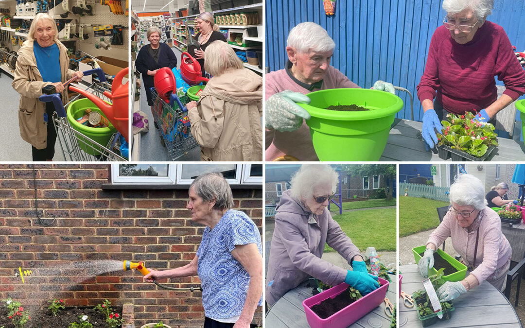 Green fingered residents get to work at Sonya Lodge Residential Care Home