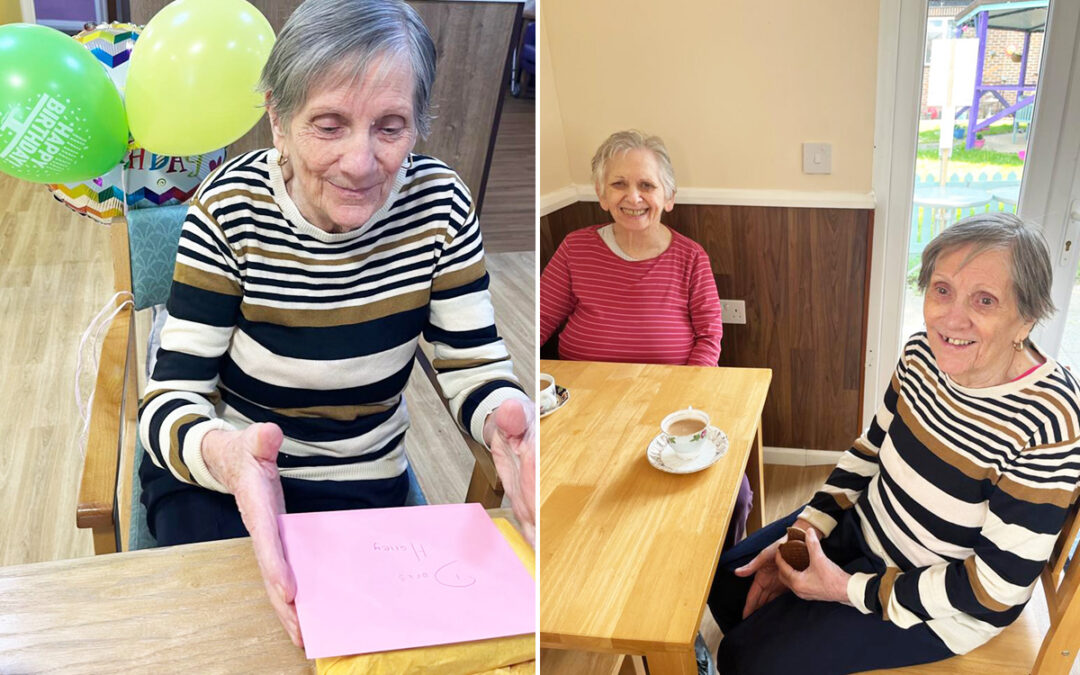 Birthday wishes for Doris at Sonya Lodge Residential Care Home