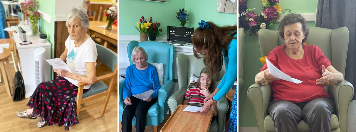 Church service at Sonya Lodge Residential Care Home