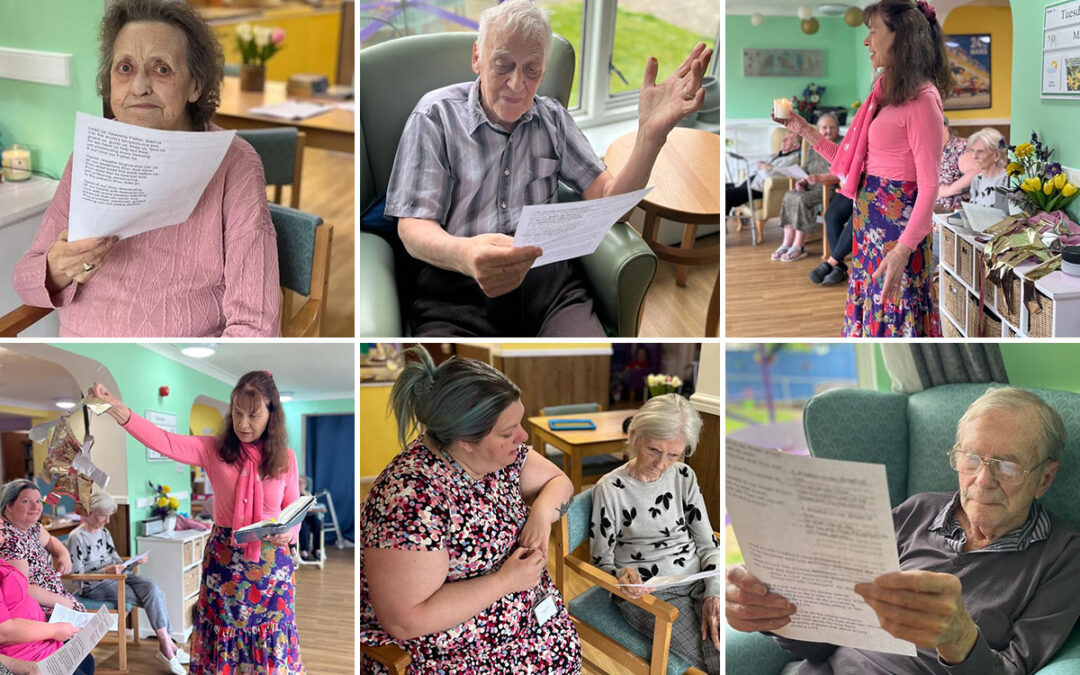 Sonya Lodge Residential Care Home residents enjoy a worship and praise service